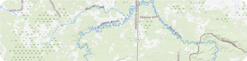 Topographic Map visual element