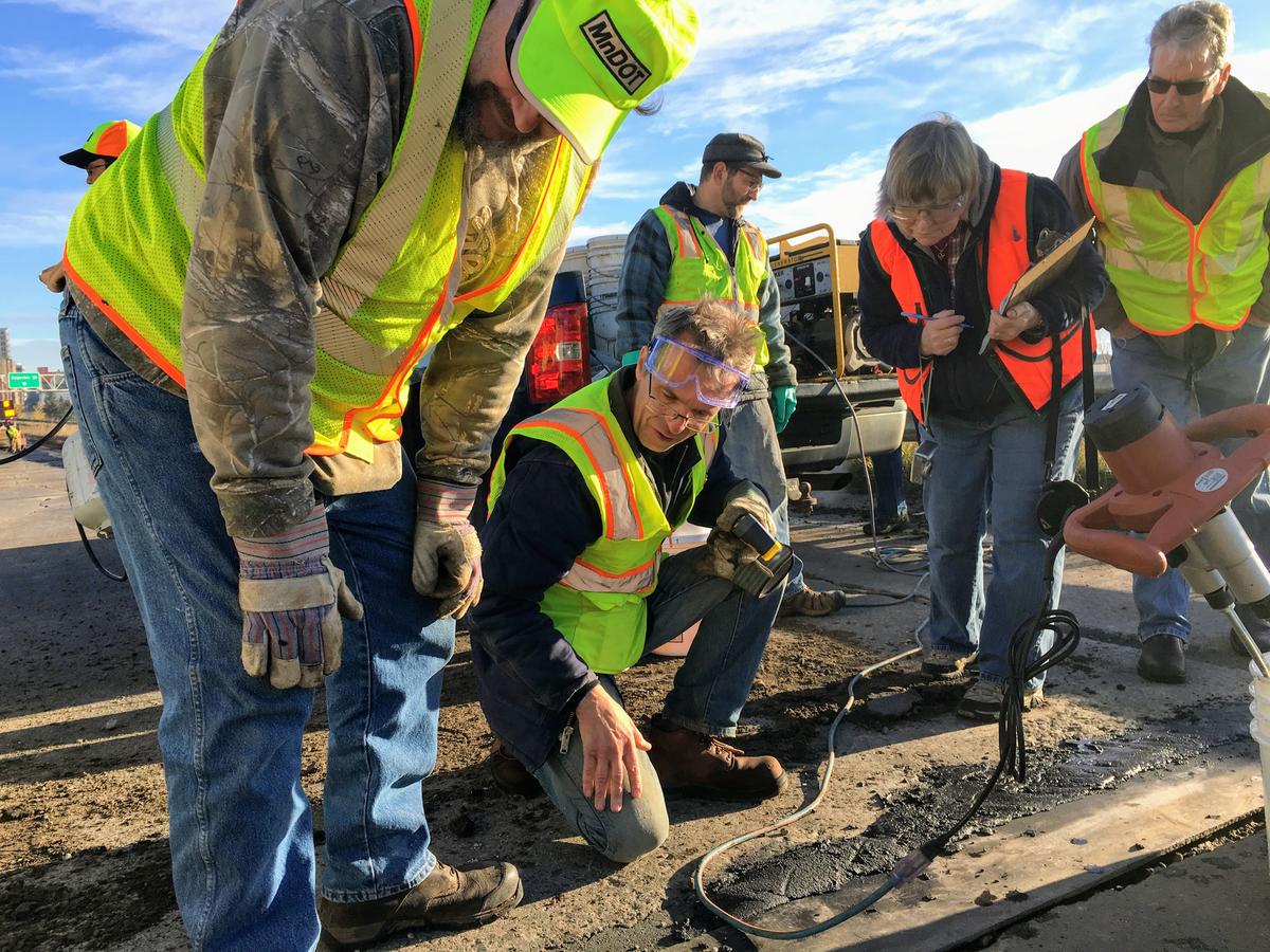 Taconite-Based Pavement Patch | Natural Resources Research Institute